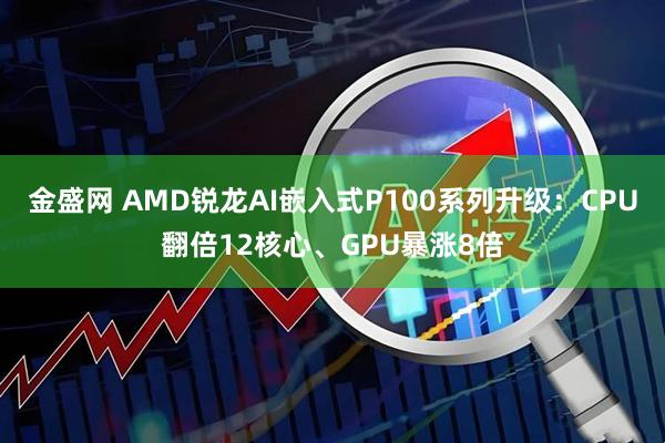 金盛网 AMD锐龙AI嵌入式P100系列升级：CPU翻倍12核心、GPU暴涨8倍