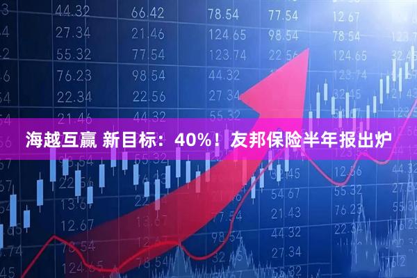 海越互赢 新目标:40%!友邦保险半年报出炉