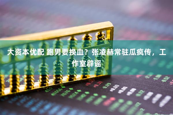 大资本优配 跑男要换血？张凌赫常驻瓜疯传，工作室辟谣