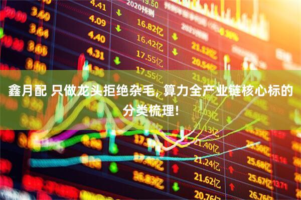 鑫月配 只做龙头拒绝杂毛, 算力全产业链核心标的分类梳理!